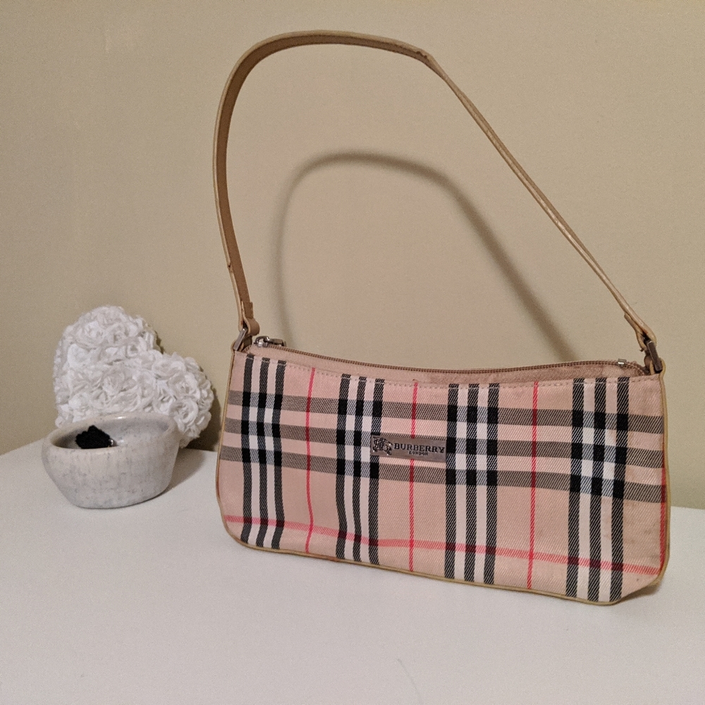 BURBERRY VINTAGE PLAID PURSE
